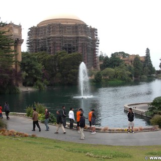 San Francisco. - Westküste, Palace of Fine Arts, Architektur, griechisch, römisch, Tempel, San Francisco - (Cow Hollow, San Francisco, California, Vereinigte Staaten)