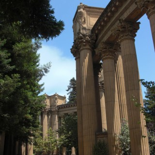 San Francisco. - Westküste, Palace of Fine Arts, Architektur, griechisch, römisch, Tempel, San Francisco - (Marina District, San Francisco, California, Vereinigte Staaten)