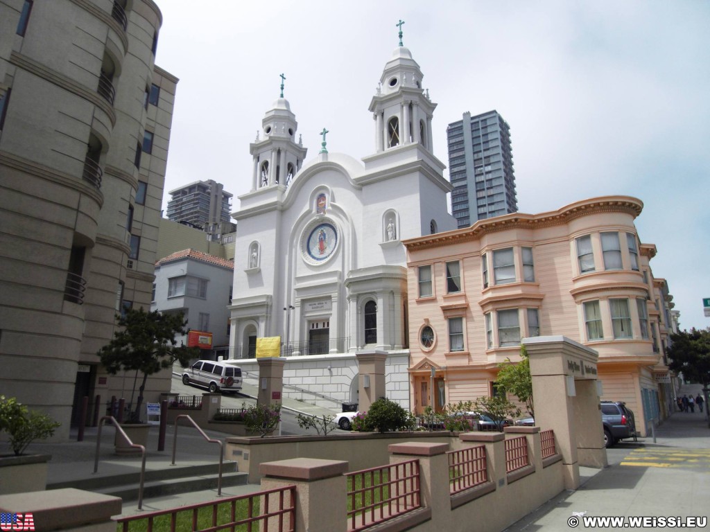 San Francisco. - Westküste, Kirche, Nuestra Senora de Guadalupe, San Francisco - (Chinatown, San Francisco, California, Vereinigte Staaten)