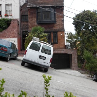 San Francisco. - Westküste, Filbert Street, San Francisco - (Russian Hill, San Francisco, California, Vereinigte Staaten)