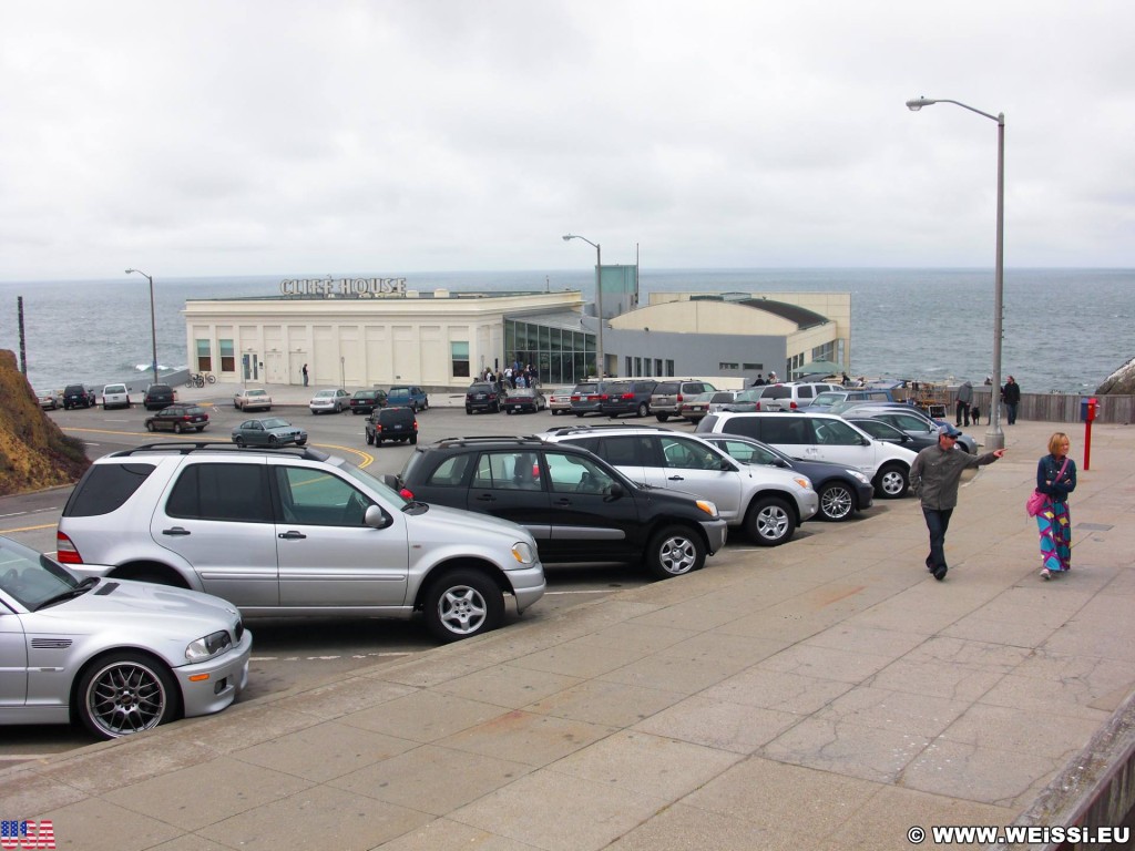 San Francisco. - Westküste, Gebäude, The Cliff House, San Francisco - (Seacliff, San Francisco, California, Vereinigte Staaten)