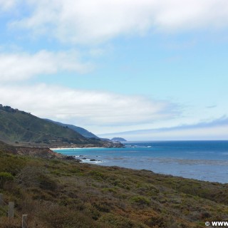 Highway 1 - California State Route 1. - Westküste, Big Sur, Küstenabschnitt, Landschaft, Meer, Pazifik, Highway 1, California State Route 1 - (Notleys Landing, Big Sur, California, Vereinigte Staaten)