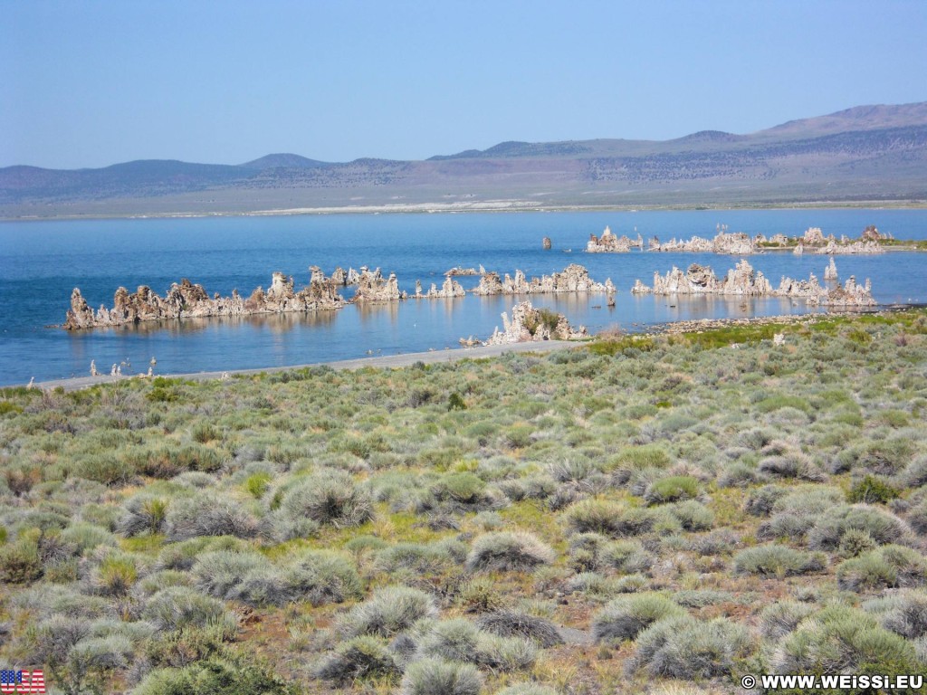 Mono Lake. - See, Mono Lake, Salzsee - (Lee Vining, California, Vereinigte Staaten)