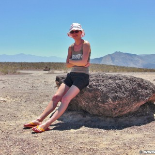 Death Valley National Park. - Death-Valley-Nationalpark, Father Crowley Point, Personen - LUTZER Sandra - (Panamint Springs, Keeler, California, Vereinigte Staaten)