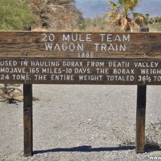 Death Valley National Park. - Schild, Tafel, Death-Valley-Nationalpark, Furnace Creek - (Indian Village, Death Valley, California, Vereinigte Staaten)