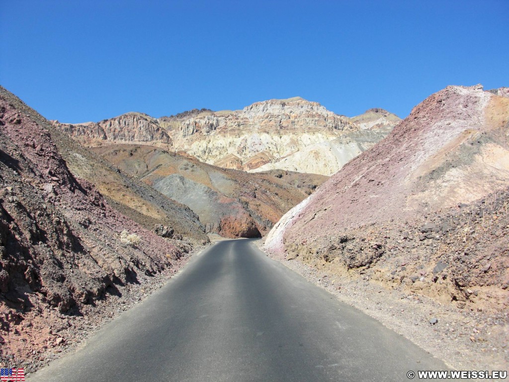 Death Valley National Park. - Death-Valley-Nationalpark, Artists Drive - (Artist Drive, Death Valley, California, Vereinigte Staaten)