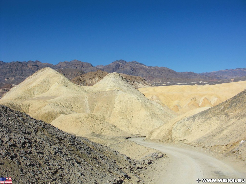 Death Valley National Park. - Death-Valley-Nationalpark, Twenty Mule Team Canyon - (Furnace Creek, Death Valley, California, Vereinigte Staaten)