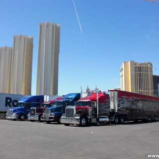 Las Vegas. - Truck, LKW, Lastkraftwagen, Las Vegas, Lastwagen, The Signature at MGM Grand, Marriott's Grand Chateau - (Paradise, Las Vegas, Nevada, Vereinigte Staaten)