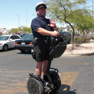 Las Vegas. - Las Vegas, Cop, Polizist, Segway - (Boulder Junction, Las Vegas, Nevada, Vereinigte Staaten)