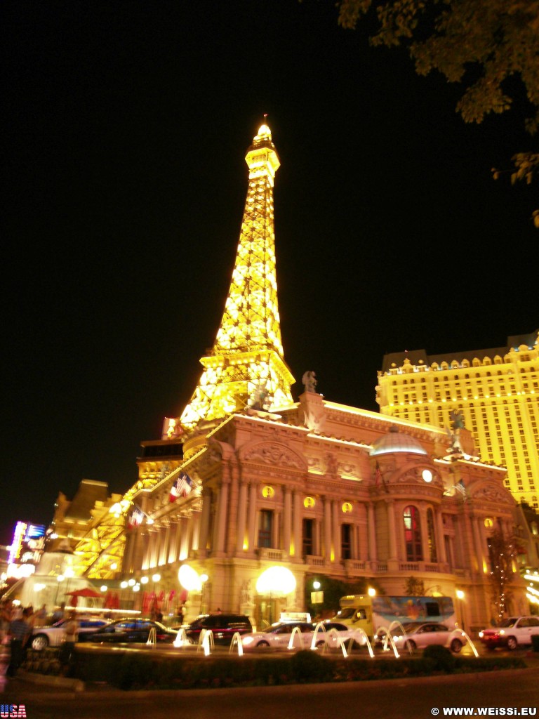 Las Vegas. - Gebäude, Las Vegas, Fassadenbeleuchtung, Paris Las Vegas - (Bracken, Las Vegas, Nevada, Vereinigte Staaten)