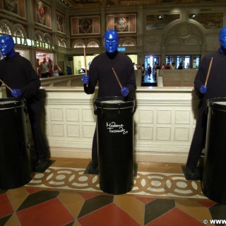 Las Vegas. - Personen, Las Vegas, Venetian Resort Hotel, Blue Man Group - (Bracken, Las Vegas, Nevada, Vereinigte Staaten)