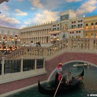 Las Vegas. - Las Vegas, Venetian Resort Hotel, Gondel, Gondoliere, Gondola, Markusplatz, Piazza San Marco - (Bracken, Las Vegas, Nevada, Vereinigte Staaten)