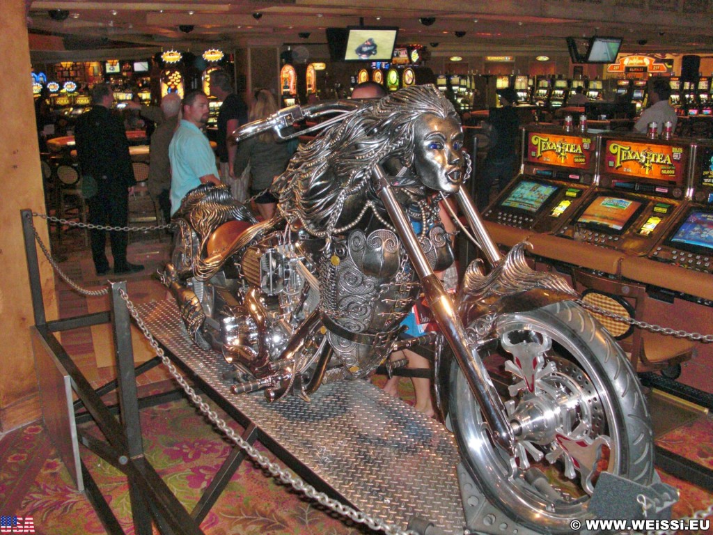 Las Vegas. - Motorrad, Las Vegas, Treasure Island Hotel, Bike - (Bracken, Las Vegas, Nevada, Vereinigte Staaten)