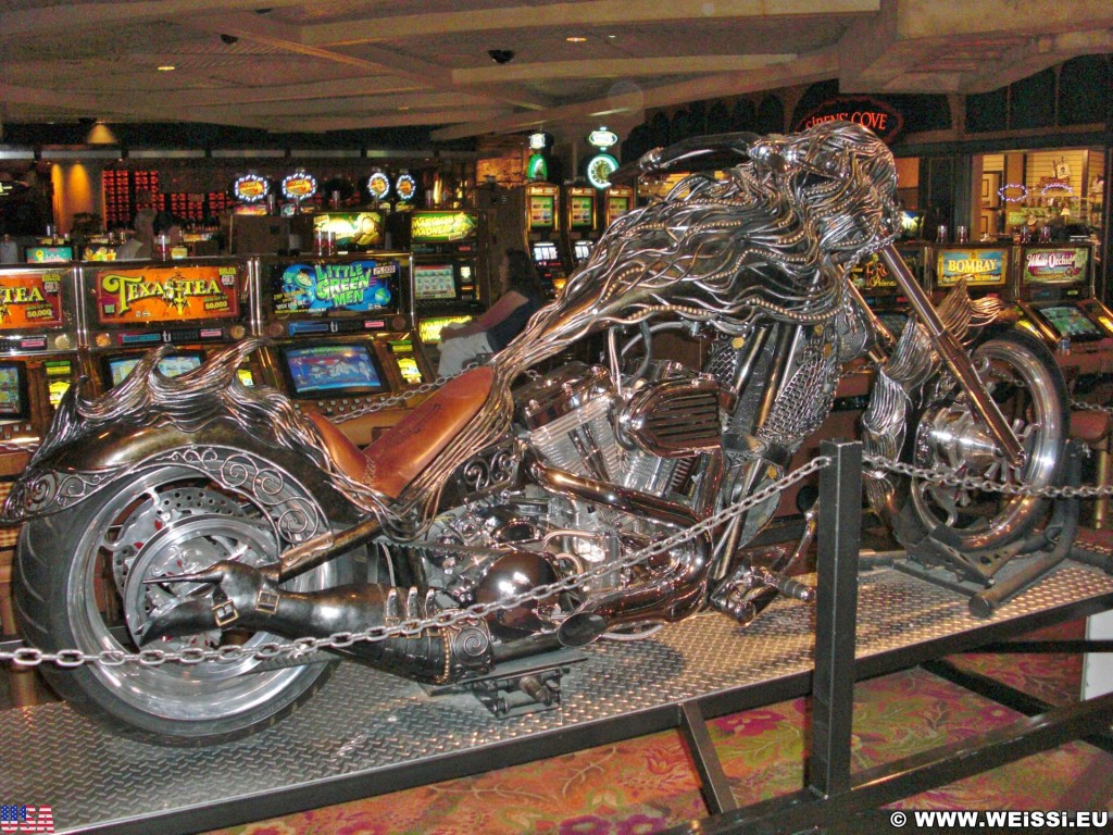Las Vegas. - Motorrad, Las Vegas, Treasure Island Hotel, Bike - (Bracken, Las Vegas, Nevada, Vereinigte Staaten)