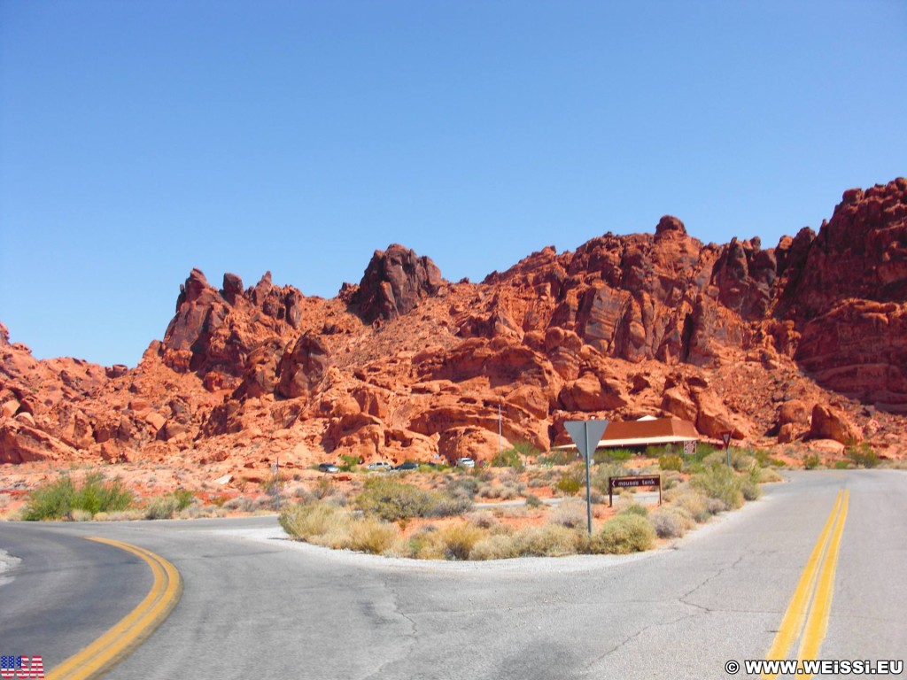 Valley of Fire State Park. - Felsen, Felsformation, Valley of Fire State Park, Sandstein, Sandsteinformationen, Erosion - (Valley of Fire State Park, Overton, Nevada, Vereinigte Staaten)