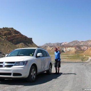 Cottonwood Canyon Road. - Auto, Cottonwood Canyon Road, Grand Staircase Escalante National Monument - WEISSINGER Erwin - (Paria, Kanab, Utah, Vereinigte Staaten)