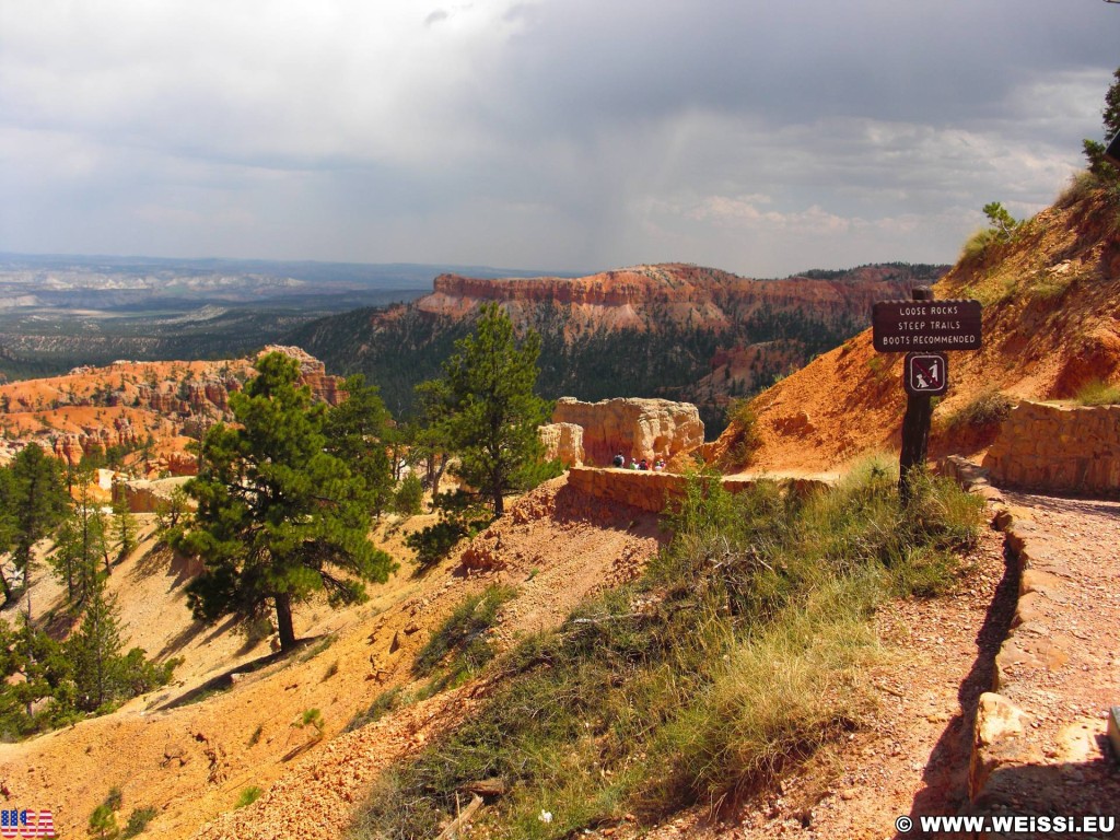 Bryce Canyon National Park. Sunrise Point - Bryce Canyon National Park. - Landschaft, Sandstein, Sandsteinformationen, Bryce Canyon National Park, Sunrise Point - (Bryce Canyon, Utah, Vereinigte Staaten)