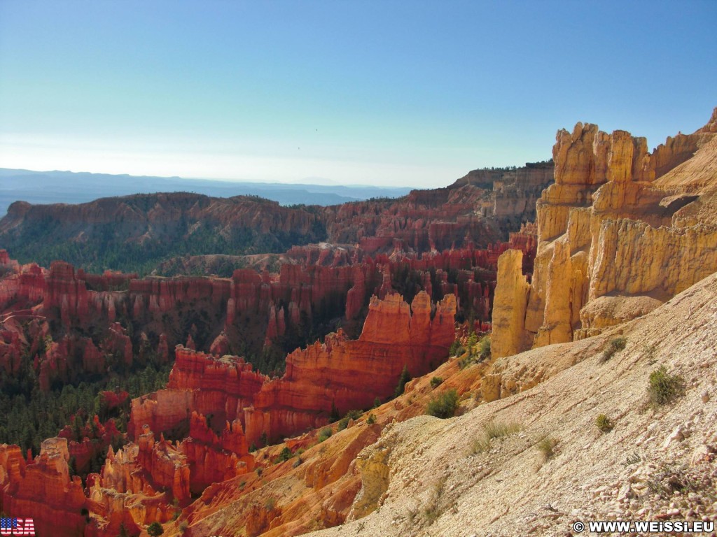 Bryce Canyon National Park. Inspiration Point - Bryce Canyon National Park. - Felsen, Aussichtspunkt, Sandstein, Sandsteinformationen, Bryce Canyon National Park, Hoodoos, Felsnadeln, Inspiration Point - (Bryce Canyon, Utah, Vereinigte Staaten)