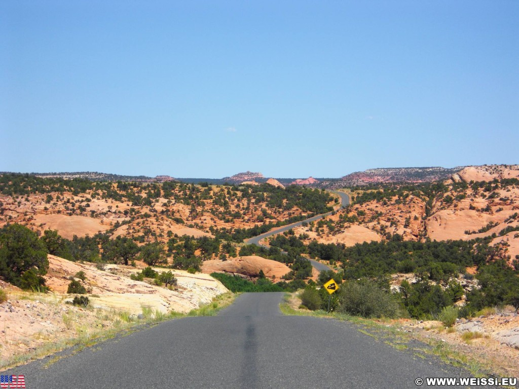 Burr Trail. Burr Trail Scenic Backway. - Strasse, Landschaft, Grand Staircase Escalante National Monument, Scenic Backway, Burr Trail - (Boulder Town, Boulder, Utah, Vereinigte Staaten)