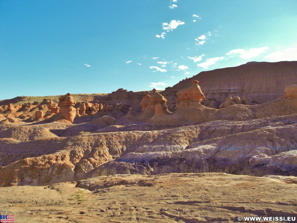 Goblin Valley State Park. - Landschaft, State Park, Goblin Valley, Mushroom Valley - (Hanksville, Green River, Utah, Vereinigte Staaten)