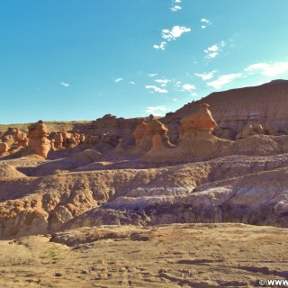 Goblin Valley State Park. - Landschaft, State Park, Goblin Valley, Mushroom Valley - (Hanksville, Green River, Utah, Vereinigte Staaten)