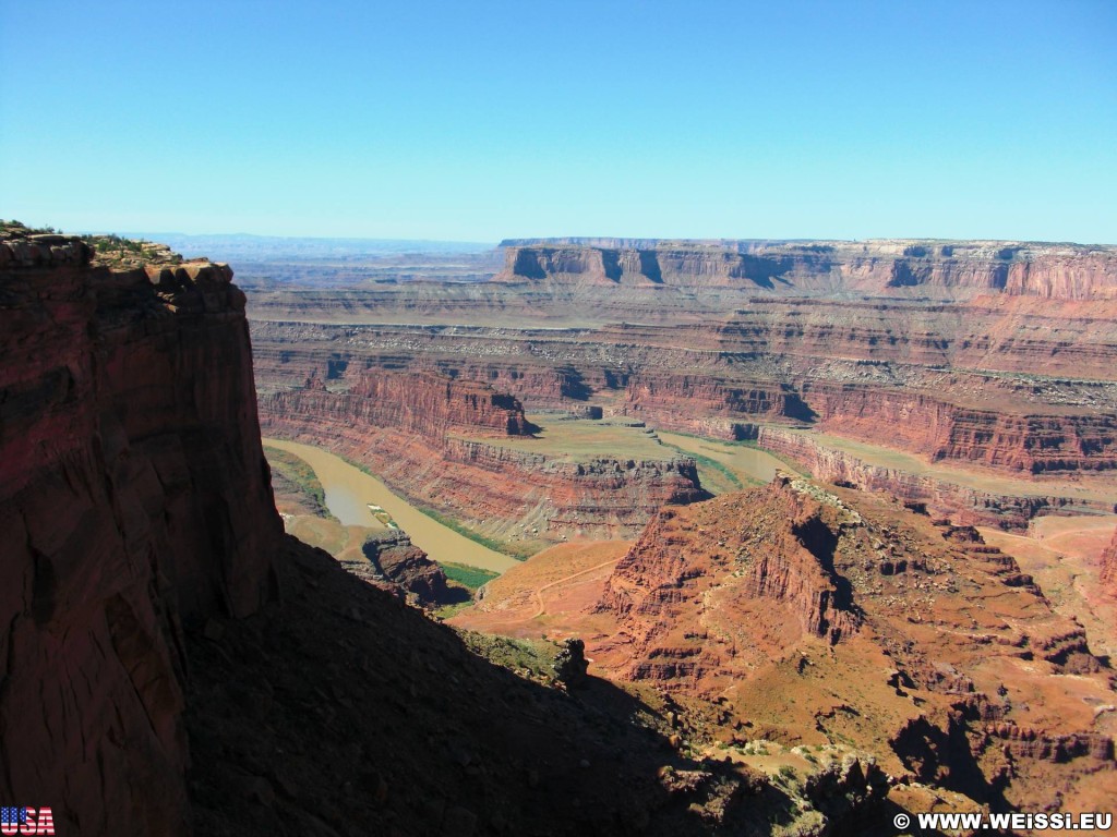 Dead Horse Point State Park. Meander Overlook - Dead Horse Point State Park. - Landschaft, Aussichtspunkt, State Park, Dead Horse Point State Park, West Rim, Overlook, Meander Overlook - (Moab, Utah, Vereinigte Staaten)