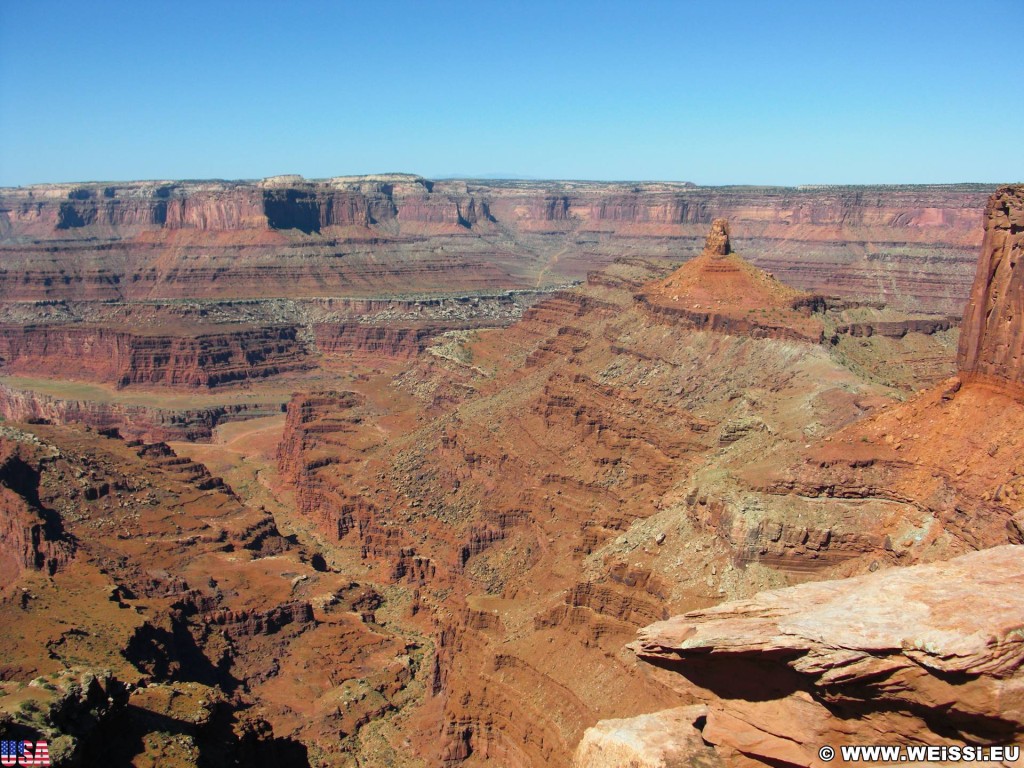 Dead Horse Point State Park. Meander Overlook - Dead Horse Point State Park. - Landschaft, Aussichtspunkt, State Park, Dead Horse Point State Park, West Rim, Overlook, Meander Overlook - (Moab, Utah, Vereinigte Staaten)