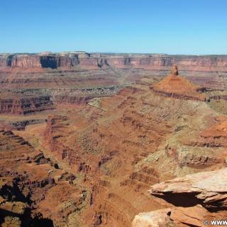 Dead Horse Point State Park. Meander Overlook - Dead Horse Point State Park. - Landschaft, Aussichtspunkt, State Park, Dead Horse Point State Park, West Rim, Overlook, Meander Overlook - (Moab, Utah, Vereinigte Staaten)