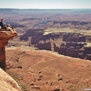 Canyonlands National Park. Grand View Point - Canyonlands National Park. - Landschaft, Aussichtspunkt, Sandstein, Overlook, Canyonlands National Park, Grand View Point Overlook, Grand View Point - WEISSINGER Erwin - (La Sal Junction, Moab, Utah, Vereinigte Staaten)