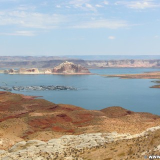Glen Canyon National Recreation Area. - Landschaft, Lake Powell, Glen Canyon National Recreation Area, Glen Canyon, Recreation Area, Stausee - (Wahweap, Page, Arizona, Vereinigte Staaten)