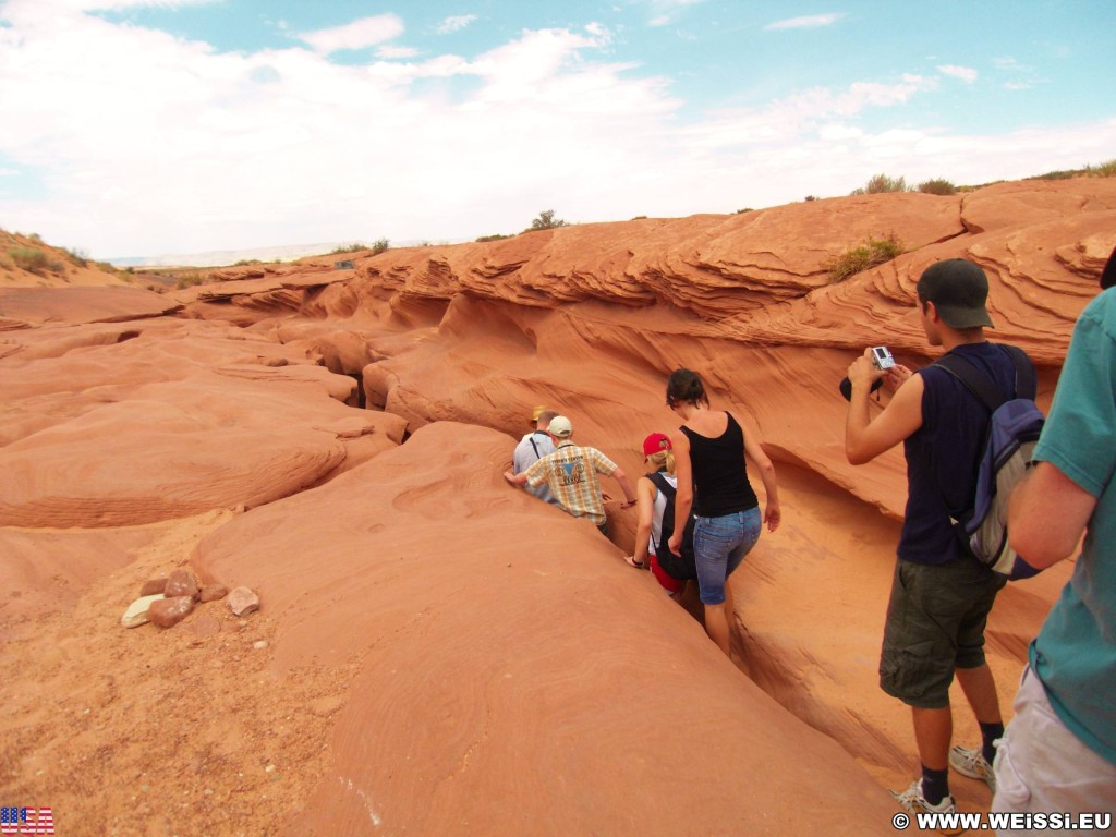 Lower Antelope Canyon. - Sandstein, Canyon, Schlucht, Antelope Canyon, Lower Antelope Canyon, Slot Canyon - (Page, Arizona, Vereinigte Staaten)