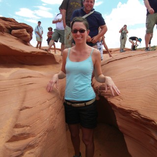 Lower Antelope Canyon. - Personen, Sandstein, Canyon, Schlucht, Antelope Canyon, Lower Antelope Canyon, Slot Canyon - LUTZER Sandra, WEISSINGER Andreas - (Page, Arizona, Vereinigte Staaten)