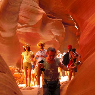 Lower Antelope Canyon. - Sandstein, Canyon, Schlucht, Antelope Canyon, Lower Antelope Canyon, Slot Canyon - WEISSINGER Erwin - (Page, Arizona, Vereinigte Staaten)