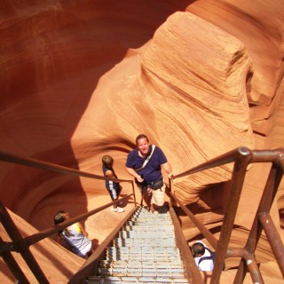 Lower Antelope Canyon. - Personen, Sandstein, Canyon, Schlucht, Antelope Canyon, Lower Antelope Canyon, Slot Canyon - WEISSINGER Andreas - (Page, Arizona, Vereinigte Staaten)