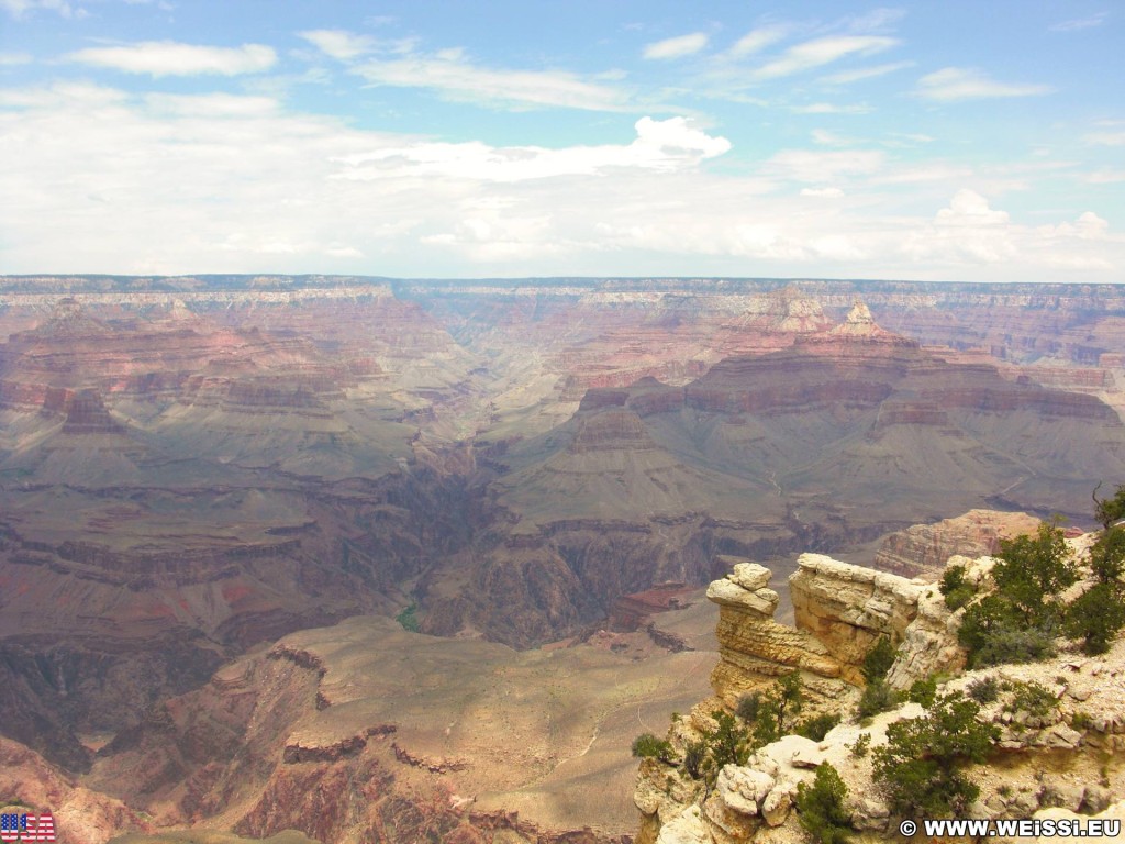 Grand Canyon National Park. Yavapai Point - Grand Canyon National Park. - East Rim, Grand Canyon, National Park, East Rim Drive, Yavapai Point, Rim Trail - (Grand Canyon, Arizona, Vereinigte Staaten)