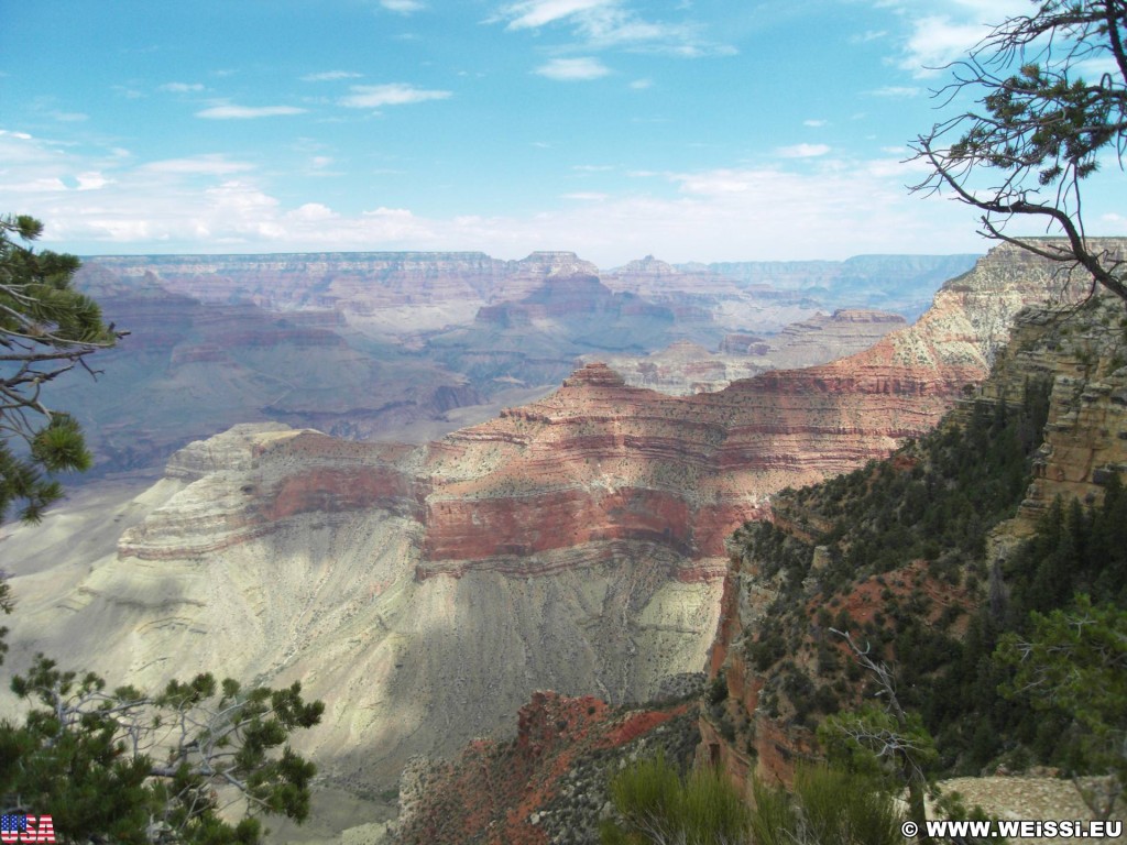 Grand Canyon National Park. Yavapai Point - Grand Canyon National Park. - East Rim, Grand Canyon, National Park, East Rim Drive, Yavapai Point, Rim Trail - (Grand Canyon, Arizona, Vereinigte Staaten)