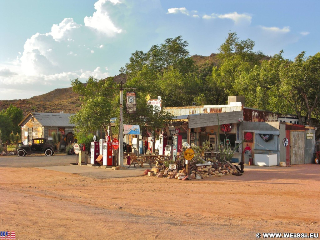 Historic Route 66. - Tankstelle, General Store, Route 66, Hackberry - (Hackberry, Kingman, Arizona, Vereinigte Staaten)