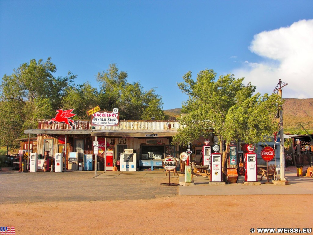 Historic Route 66. - Tankstelle, General Store, Route 66, Hackberry - (Hackberry, Kingman, Arizona, Vereinigte Staaten)