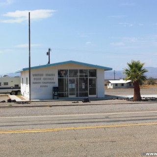 Historic Route 66. - Gebäude, Route 66, Amboy, Postamt, Post Office - (Amboy, California, Vereinigte Staaten)