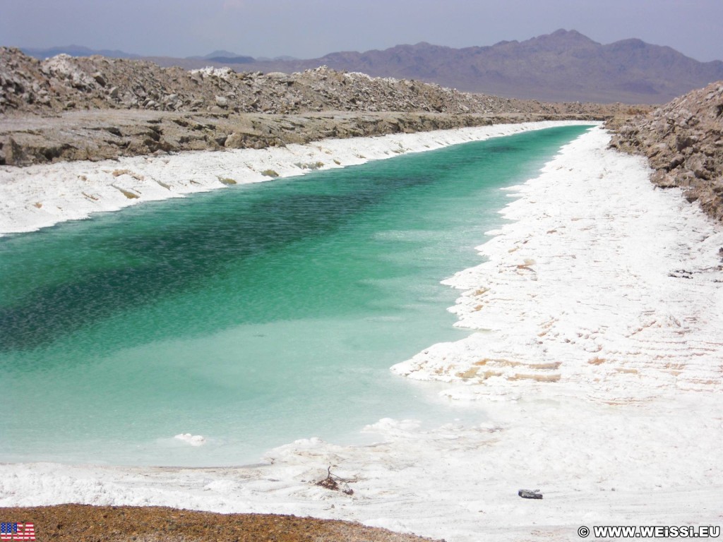 National Chloride Salt Ponds. - Amboy, Salt Ponds, National Chloride Salt Ponds, Saline - (Saltus, Amboy, California, Vereinigte Staaten)