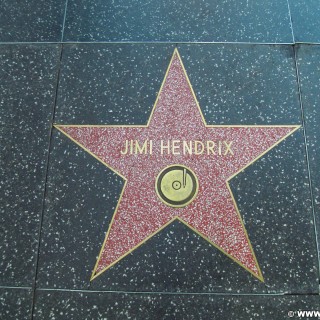 Los Angeles. Walk of Fame - Los Angeles. - Walk of Fame, Hollywood, Jimi Hendrix - (Hollywood, Los Angeles, California, Vereinigte Staaten)