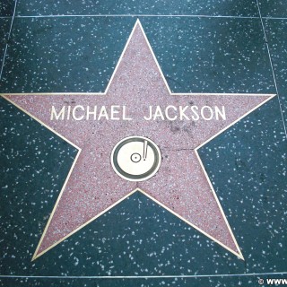 Los Angeles. Walk of Fame - Los Angeles. - Walk of Fame, Hollywood, Michael Jackson - (Hollywood, Los Angeles, California, Vereinigte Staaten)