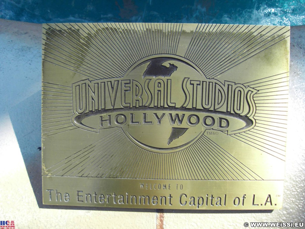 Universal Studios Hollywood. - Schild, Tafel, Los Angeles, Universal Studios Hollywood - (Universal City, California, Vereinigte Staaten)