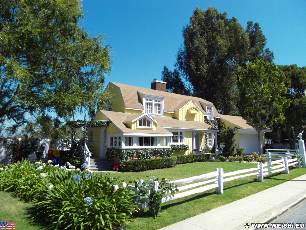 Universal Studios Hollywood. 4353 Wisteria Lane - Universal Studios Hollywood. - Gebäude, Haus, Los Angeles, Universal Studios Hollywood, Studio Tour, The Backlot Tour, Wisteria Lane, Desperate Housewives, 4353 Wisteria Lane - (Universal City, California, Vereinigte Staaten)