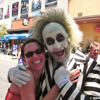 Universal Studios Hollywood. Beetlejuice - Universal Studios Hollywood. - Personen, Los Angeles, Universal Studios Hollywood, Beetlejuice - LUTZER Sandra, WEISSINGER Erwin - (Universal City, California, Vereinigte Staaten)