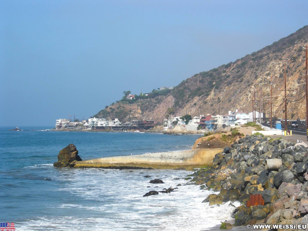 Malibu. - Westküste, Malibu, Küste - (Topanga Beach, Topanga, California, Vereinigte Staaten)