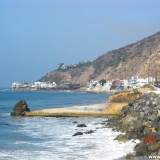 Malibu. - Westküste, Malibu, Küste - (Topanga Beach, Topanga, California, Vereinigte Staaten)
