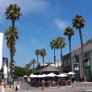Santa Monica. Third Street Promenade - Santa Monica. - Downtown, Santa Monica, Third Street Promenade - (Santa Monica, California, Vereinigte Staaten)