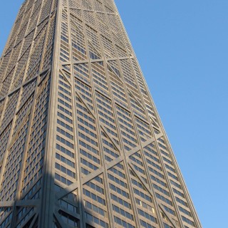 John Hancock Center. - Gebäude, Wolkenkratzer, Turm, Tower, John Hancock Center, Hochhaus, Magnificent Mile - (Canal Trustees, Chicago, Illinois, Vereinigte Staaten)