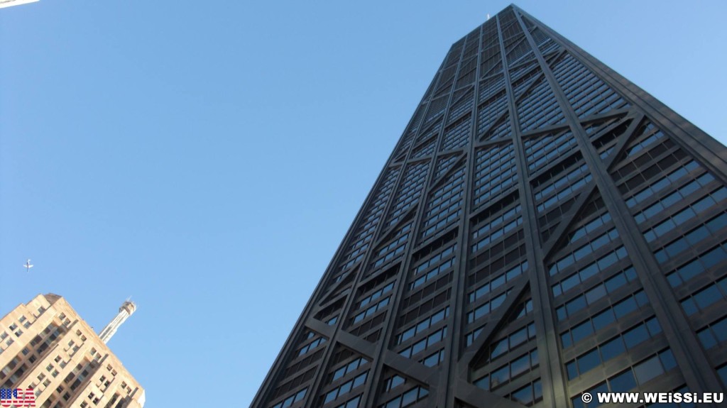 John Hancock Center. - Gebäude, Wolkenkratzer, Turm, Tower, John Hancock Center, Hochhaus, Magnificent Mile - (Canal Trustees, Chicago, Illinois, Vereinigte Staaten)